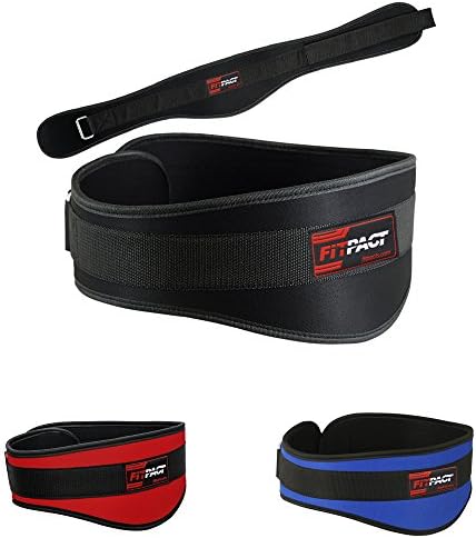FITPACT weight lifting belt Curve 6 inch gym workout training exercise fitness powerlifting