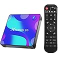 Android TV Box, X10 Android 11.0 TV Box 2GB RAM/16GB ROM RK3318 Quad-Core Support 2.4GHz/5GHz WiFi Bluetooth 4.0, 4K HD Smart TV Box