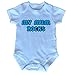 Fonfella Baby MY MUM ROCKS DESIGN Babygrow (3-6 Months SHORT SLEEVE - Blue)