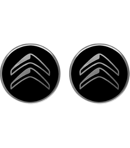Emblema 3D Letras Metálicas Para Citroen C1 (2008-2012): Adhesivo Aluminio Negro
