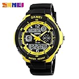 Easy Go Shopping Sportuhr Bergsteigen Männer Wasserdichte elektronische Uhr männlich Student Multi-Funktions-Taucheruhr (Color : 5)