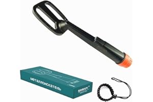 SHRXY Metal Detector subacqueo Pinpointer Induzione Immersione Tesoro Impermeabile Metal Detector Bobina Tenuta in mano Metal Finder-nero