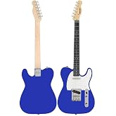 Midex TLX-50BL Tele Kasa Maple Klavye 2 Single-Coil Manyetik Elektro Gitar