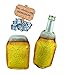 Produktbild hi-lo 2 STK. Bierkühler Manschette für Garten Camping BBQ Flaschenkühler Kühlakku Gel 11x16cm groß Bier-Design
