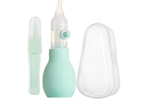 ZEXOWIJ Baby Nasenpinzette,Nase Reinigung Pinzette, Rundkopf Kunststoff Pinzette,Baby Nasensauger Manuell Nasenaspirator Nasal Reiniger für Neugeborene Kleinkinder Laufende Nase verstopfte Nasen