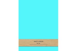 Sales Ledger: Aqua online resales and profit tracking log book | For arbitrage resellers and website owners looking to grow and track sales