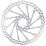 SODIAL Bicycle MTB Mountain Bike Stainless Steel Brake Disc Rotor 203mm with 6 Bolts Rotor, 203mm