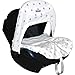 Dooky Zero + Car Seat Shade - Silver Stars