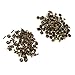 Produktbild Homyl 100er Rundnieten Hohlnieten Nieten Ziernieten für Ledertasche Kappe Gürtel - Bronze-, 6x4mm; 6x6mm