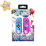 Muy fácil de instalar, simplemente desliza los nintendo joycons dentro de las cubiertas protectoras y sujeta las tapas de precisión para los pulgares en los joysticks.