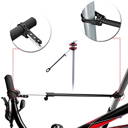 360°Fahrradmontageständer Fahrradständer Reparaturständer Montageständer Fahrrad-Wartung Schwarz - 7