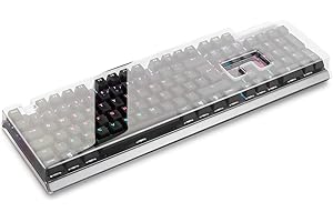 Decksaver Pokrowiec na klawiaturę serii SteelSeries Apex 7 i Apex Pro - Etui ochronne Smoke/Transparent Made in UK