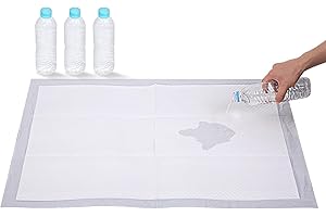 MEEXPAWS Lot de 70 tampons d'entraînement ultra absorbants pour animaux domestiques 35 x 23 cm