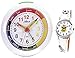 Produktbild Atlanta Kinderwecker für Mädchen Jungen Weiß + Armbanduhr für Kinderuhr - 1265-0 KAU ws