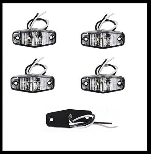 LED Marker Lights, Set of 4(White)