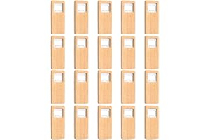 Dropfree 20 Stück Flaschenöffner Holz Griff Korken Zieher Edelstahl ÖFfner Bar KüChe ZubehöR Party Geschenk Kronkorkenöffner Barkeeper Bierflaschenöffner