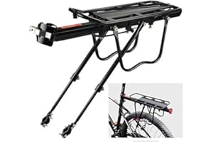 KMT Transportin Bicicleta Porta equipajes Trasero Parrilla Bici Soporte Aluminio