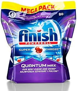 Finish Quantum Max Dishwasher Tablets - 80 Pieces