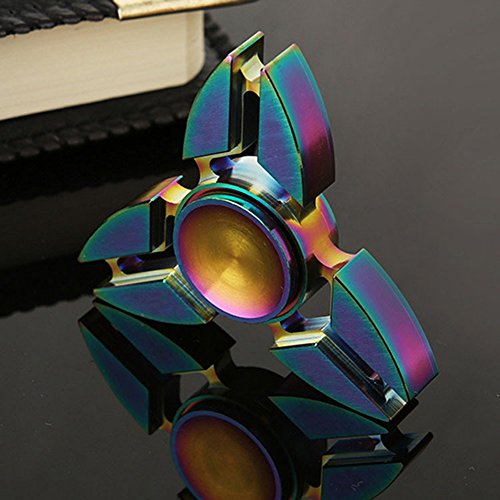 Rainbow Metal Crabs Hand Spinner Toy High Speed Fidget Spinner Toys for Killing Time