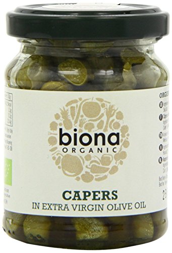 Preisvergleich Produktbild BIONA Bio Kapern in Natives Olivenöl Extra 125g