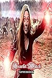 Scarlet Witch: Wanda Maximoff Marvel Women Superhero Notebook Journal 6 x 9 Inches