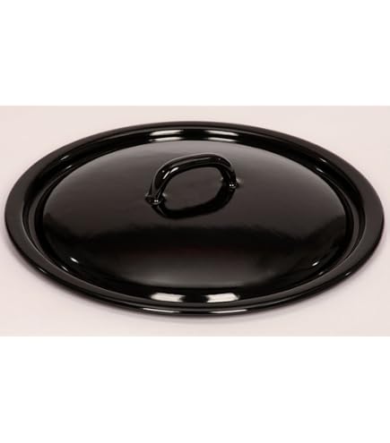 Riess Schnitzelpfanne 28 Cm – Emaille-Pfanne Aus Österreich, Schwarz, Für Induktion, 3 Liter