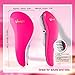 VMAGIC High Quality Detangling Brush - glide the Detangler Brush through Tangled hair - Best Brush / Comb for Women, Girls, Men & Boys - Use in Wet and Dry Hair (ROSE RED)