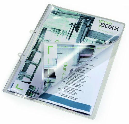 Durable 251219 - Pack de 25 carpetas transparentes tama o A4 con anillas Durable 251219 - Pack de 25 carpetas transparentes tama o A4 con anillas