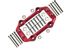 GPM Aluminium Servo Mount for Arrma 1:8 KRATON 6S / Outcast 6S / Notorious 6S / KRATON 6S V5 / Notorious 6S V5 / 1:7 FIRETEAM 6S Upgrades - 1 Set Red