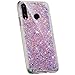 Produktbild Jinghuash Kompatibel mit Huawei P30 Lite Hülle Luxus Glitzer Kristall Glänzend Strass Diamant Silikon Schutzhülle Ultra Dünn Crystal Clear TPU Silikon Handyhülle Tasche Case-Rosa
