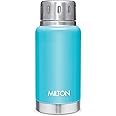 Milton Elfin 160 Thermosteel Water Bottle 160 ml, 24 Hr Hot and Cold I Leak Proof Lid, ISI Certified I Vacuum Insulated I for Office, Gym, School I Light Blue