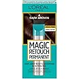 L'Oréal Paris Magic Retouch Permanent Root Concealer, Touching Up Grey Hair Dye, Dark Brown 4