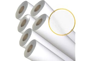 DSTOCK60 - DRAP EXAMEN 60 X 35CM - BLANC LISSE - 135 FORMATS - 2 X 18GRS - LOT DE 6 ROULEAUX