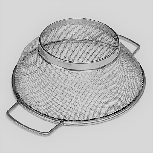 Des Küchen-Sieb Sieb mit Fuß – feinmaschig – Edelstahl – Set von 2 – Ø 20 und 24 cm - 5