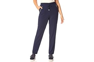 Roman Originals Dressy Joggers for Women UK - Ladies Lounge Trouser Slouch Pants Tie Front Jogging Bottoms Smart Casual Stretchy Elasticated Waist Tapered Drawstring Slouchy