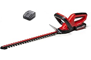 Einhell Akku Heckenschere GE-CH 1846 Li Set Power X-Change (Lithium Ionen, 18 V, 460 mm Schnittlänge, 15 mm Zahnabstand, inkl. 2,0 Ah Akku und Ladegerät)