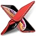 Produktbild X-level iPhone XR Hülle, [Guardian Serie] Ultradünn Schlank TPU Case Weiche Silikon Schutzhülle, Handyhülle für iPhone XR Echtes Cover 6,1 Zoll 360° Voller Deckel, Einfacher Stil - Rot