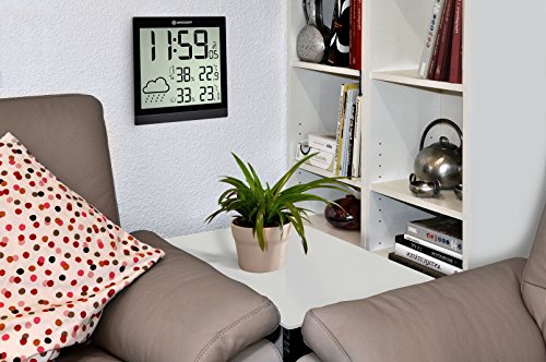 Bresser Wetterstation und Wanduhr TemeoTrend JC, schwarz - 4