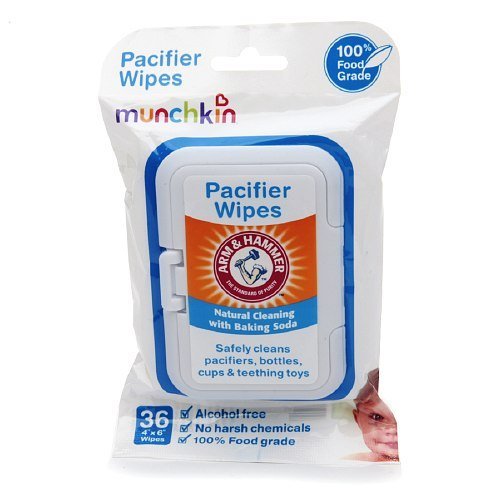 Munchkin Arm & Hammer Pacifier Wipes 36 ea (Pack of 2)
