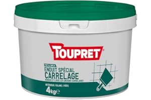 Toupret Enduit Spécial Carrelage Pâte Pot 4 Kg