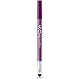 Hilary Rhoda Play n Blend Gel Eyeliner | One Stroke Application | Highly Pigmented | Matte & Shimmer Finish | 2 in 1 Smudger + Eyeliner | Butter Smooth Texture | 1.5g - (Purple Drama | Shade 12)