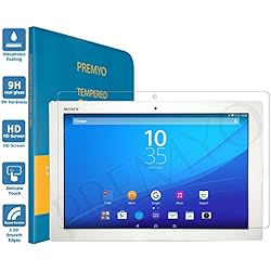 PREMYO Cristal Templado Z4 Tablet. Protector Cristal Templado Z4 Tablet con una dureza de 9H, Bordes Redondeados a 2,5D. Protector Pantalla Sony Xperia Z4 Tablet