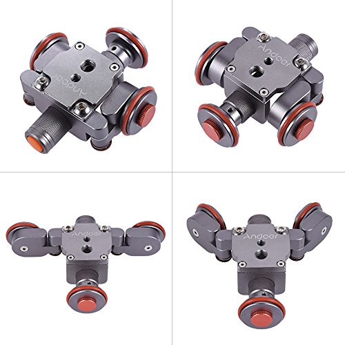 Andoer motoris     lectrique 3 roues vid  o poulie voiture Dolly Rolling Slider Skater pour Canon Nikon Sony cam  ra cam  scope pour iPhone 7 7plus 6 6 s Samsung Huawei Smartphone
