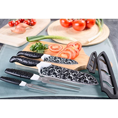 Genius – Magic Cut Messer Fleischgabel Set 3-tlg. schwarz - 3