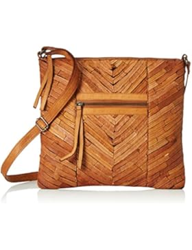 PIECES Damen Pcpiper Leather Cross Body Umhängetaschen, 31x28x5 cm