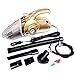 Produktbild JOEPET Pkw-Staubsauger, 12V 120W Wet/Dry High Powerful Suction Portable Handheld Auto Vacuum Cleaner Car Hoover Staub-Buster mit 4,5 M Power Cord (Gold)