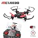 Produktbild Metakoo Mini Drohne mit Kamera Live Übertragung RC Quadrocopter Ferngesteuertes Flugzeug 2.4Ghz 4Kanal 6 Achsen Gyro WiFi FPV Drone Video Mini Quadrocopter (Rot)