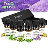 【Große Auswahl an Anwendungen】 Paare mit einem Aroma-Diffusor, Lufterfrischer, Vaporizer oder einem Luftbefeuchter für bessere Luft; Verwenden Sie jedes Öl für Aromatherapie, Massage, Parfums, Entspannung oder Reinigung. Diese Aromatherapie Öle fördern eine hohe Moral. Lavendel stimuliert kognitive Funktionen, Eukalyptus-Optimismus, Teebaum-Moral, Pfefferminz-klares Denken, Zitronengras-Klarheit, Orangen-Vertrauen.
