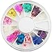 Well-Goal 60pcs Wonderful Design Dried Flower Nail Art