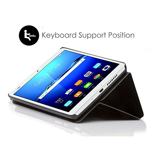 Forefront Cases® Huawei MediaPad M3 8.4 Leder Hülle Schutzhülle Tasche Smart Case Cover Stand – Rundum-Geräteschutz und intelligente Auto Schlaf / Wach Funktion - 8
